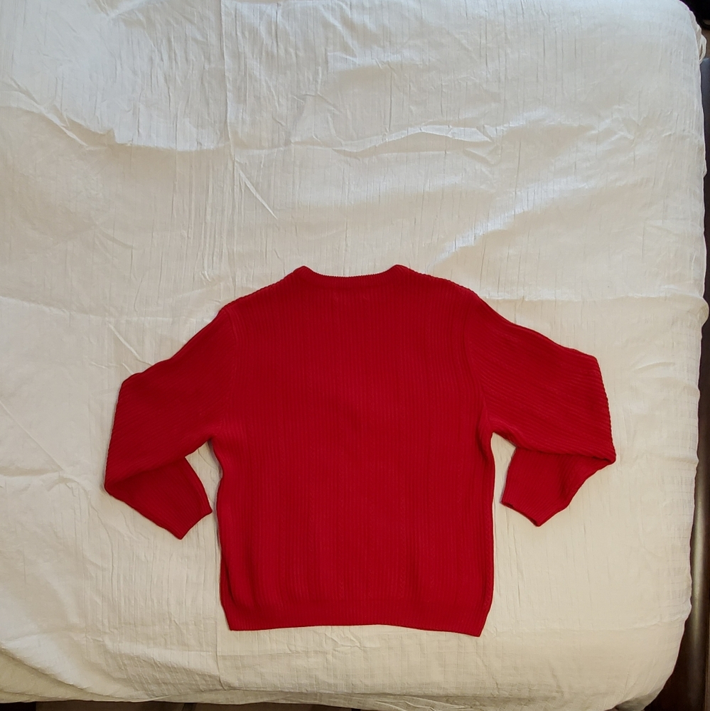 Chaps Men's Red Sweater - Picture 2 of 4